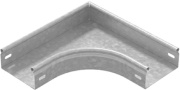 фото Угол гориз. 90° Ostec УПТП90-400х100-0,7-R100-СЦ