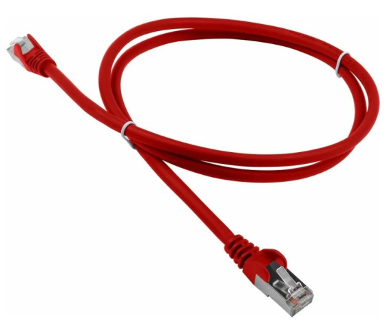 фото Кабель патч-корд F/UTP 5e кат. 0.5м Lanmaster LAN-PC45/S5E-0.5-RD в Уфе