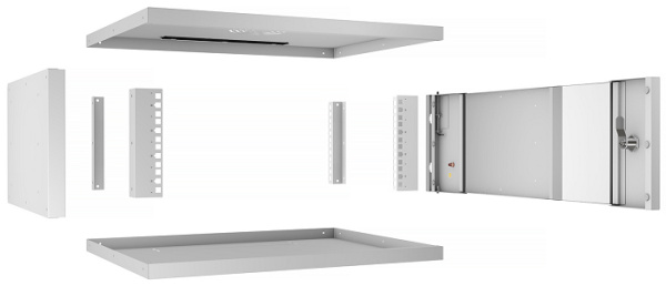 фото Шкаф настенный 19", 4U Cabeus WSC-05D-4U55/45 в Омске