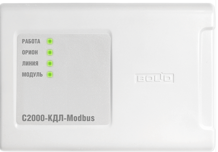 

Контроллер Болид С2000-КДЛ-Modbus двухпроводной линии с гальванической изоляцией (до 127 адресных устройств - датчиков или реле). Поддержка интерфей, С2000-КДЛ-Modbus