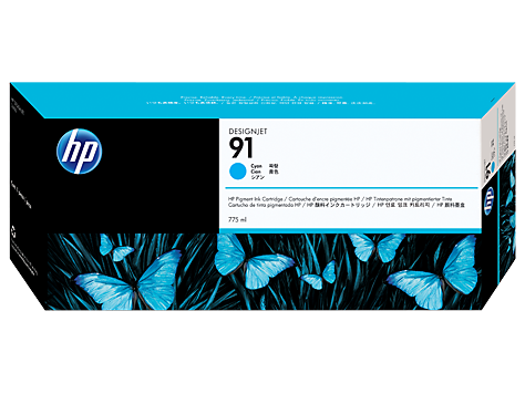 

Картридж HP C9467A №91 с голубыми чернилами Vivera для Designjet Z6100 775 мл, C9467A