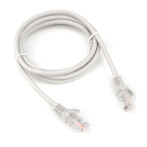 

Патч-корд Cablexpert PP31-1M LSZH UTP кат.5e, 1м, литой, многожильный (серый), PP31-1M