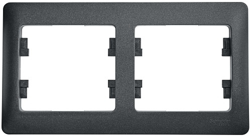 Изображение товара Рамка Systeme Electric GSL000702 для монтажных работ серия Glossa горизонтальная