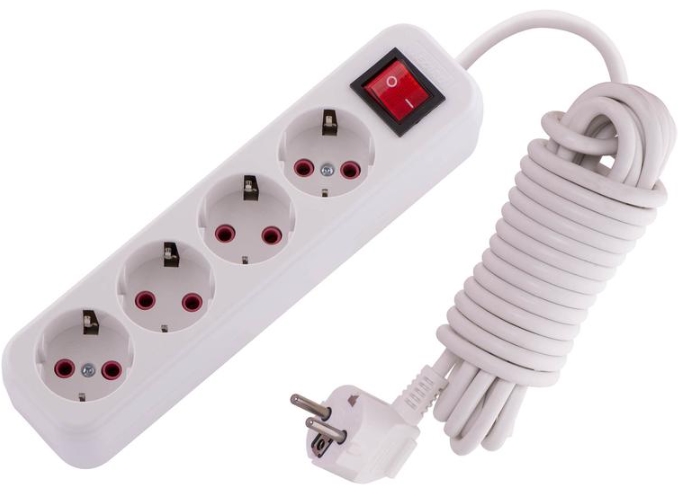 

Удлинитель Lezard 720-0405-402 Lila 4х5м с заземл. 16А IP20 с выкл., 720-0405-402