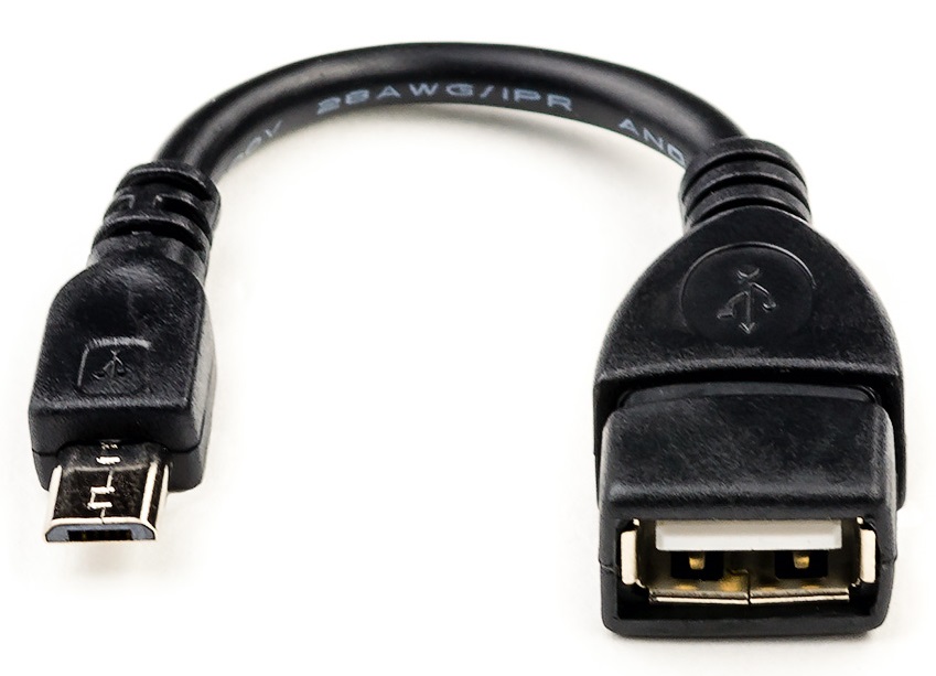 

Кабель Atcom AT3792 USB(Af) <=> microUSB OTG, 0.1 m, AT3792