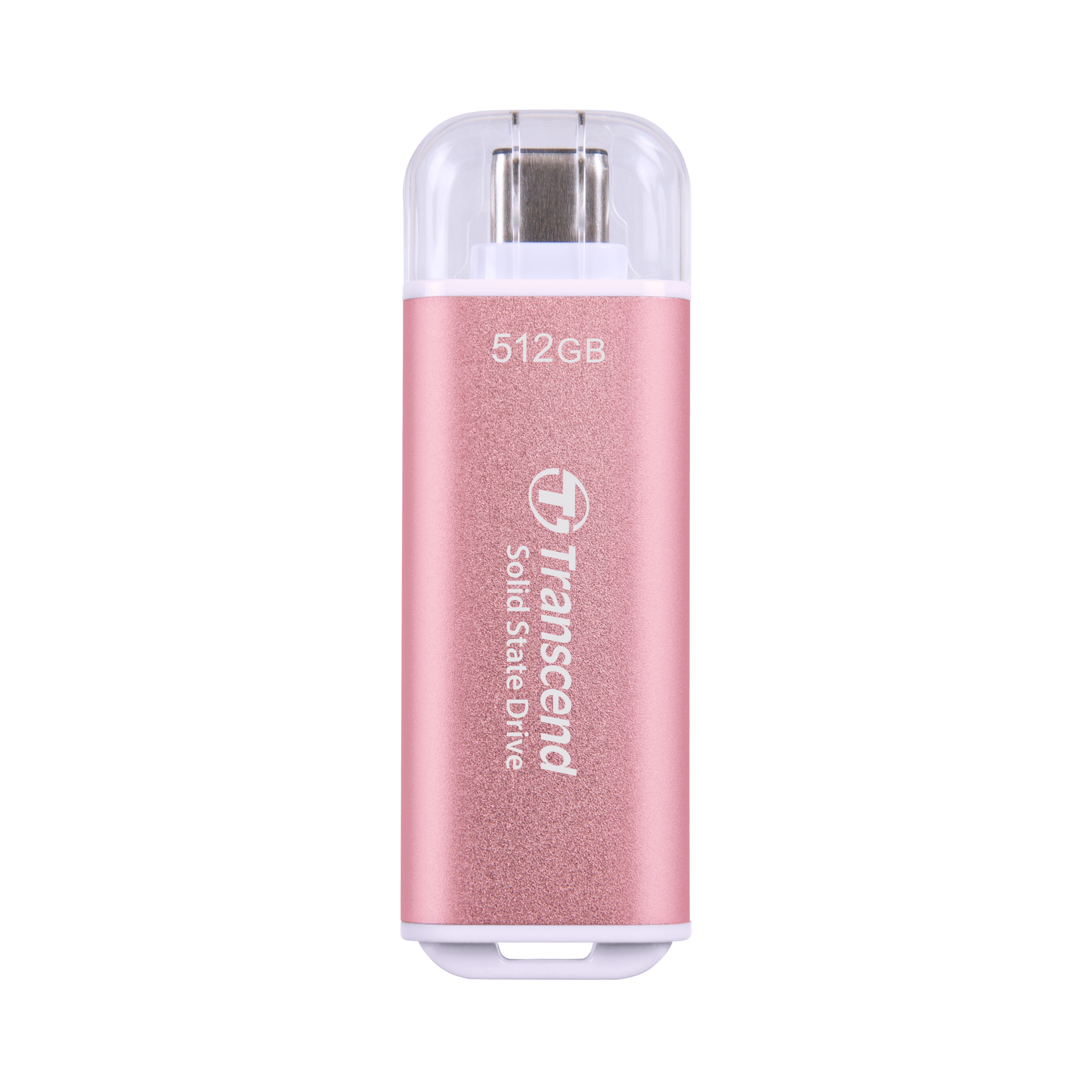 

Внешний SSD USB 3.2 Gen 2 Type-C Transcend TS512GESD300P ESD300S 512GB 1050/950 MB/s розовый, TS512GESD300P