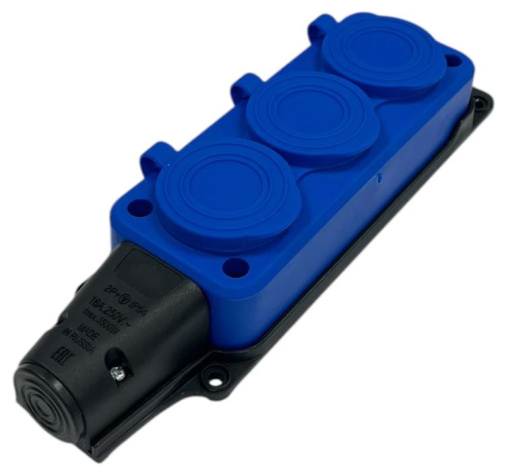 фото Удлинитель силовой iTOK i-CONNECT-COLOR-SUR-PVS-310-3-54-40-BLUE в Волгограде