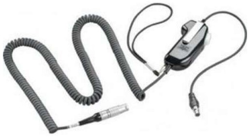 

Адаптер Plantronics PL-SHS2055-02 PTT-адаптер для авиационных гарнитур (двухканальный, разъем LEMO FGG.2B.310), PL-SHS2055-02
