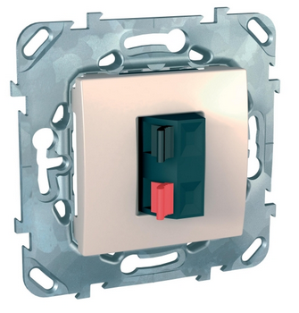 Изображение товара Аудио розетка Schneider Electric MGU5.486.25ZD бежевого цвета для внутреннего монтажа