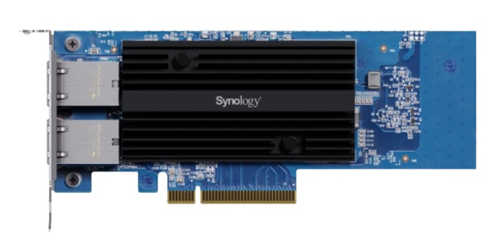 

Сетевая карта Synology E10G30-T2 2x10 Gbps/1 Gbps, PCIe 3.0x8, E10G30-T2