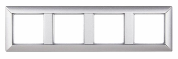 

Рамка Jung EP484AL 4-ая EcoProfi алюминий, EP484AL