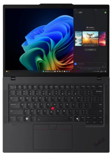 фото Ноутбук Lenovo ThinkPad T14 Gen6 14" (Intel Core Ultra 7, 16Гб DDR5, SSD 512 Гб, , Без ОС) Черный [21QCA06UCD]