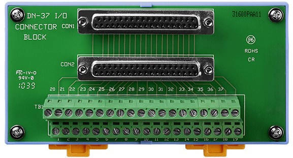 Изображение товара Плата ввода-вывода ICP DAS DN-37/2 CR для промышленных систем автоматизации
