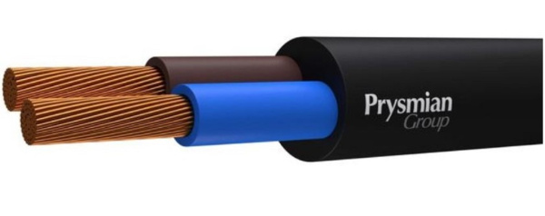 Изображение товара Провод РЭК-Prysmian 2х1.5 кв мм медный кабель в изоляции PVC