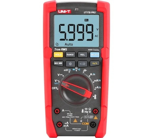 Изображение товара Мультиметр UNI-T UT17B PRO профессиональный цифровой измерительный прибор