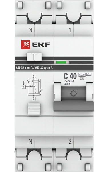 фото Автомат дифференциальный EKF DA32-6-40-30-a-pro в Перми