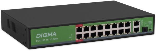 фото Коммутатор неуправляемый Digma DSP216F-1G-1C-R300 в Уфе