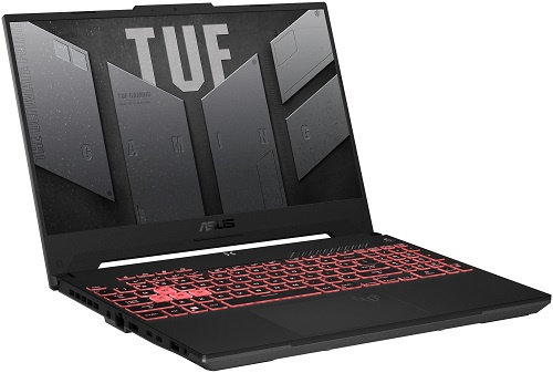 фото Ноутбук  ASUS TUF Gaming A15 FA507RE-HN054 15.6 ", Ryzen 7, 8 Гб RAM, 512 Гб SSD, GeForce RTX 3050 Ti, Серый