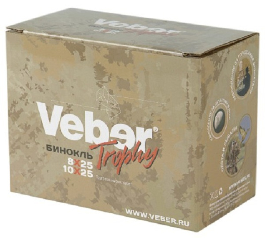 фото Бинокль  Veber Trophy 10х25 в Краснодаре