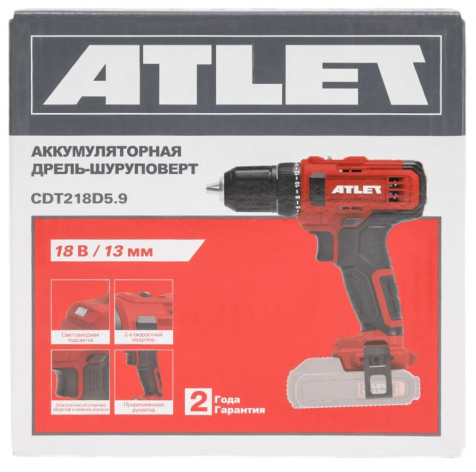 фото Дрель - шуруповерт ATLET CDT218D5.9 в Краснодаре