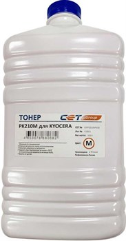 

Тонер CET OSP0210M500 PK210 пурпурный бутылка 500гр. для принтера Kyocera Ecosys P6230cdn/6235cdn/7040cdn, OSP0210M500