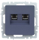 фото Розетка компьютерная двойная IEK BR-K20-1-K35 в Красноярске
