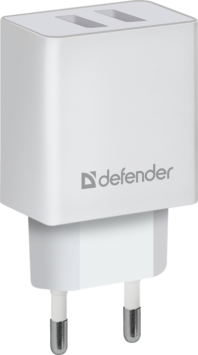 

Зарядное устройство сетевое Defender UPA-22 83580 5V/2.1A 2XUSB, UPA-22