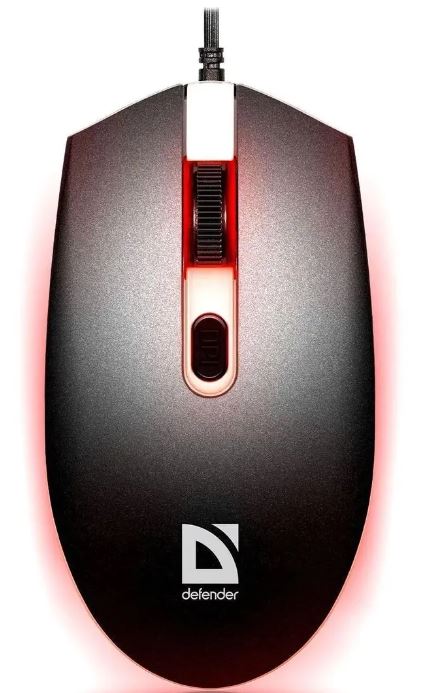 

МФУ 52986 Defender Проводная оптическая мышь Dot MB-986 7цветов,4D,1000/1600dpi, 52986