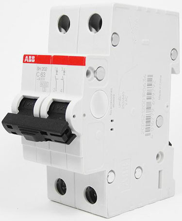 

Автоматический выключатель ABB 2CDS252001R0634 S202 2P 63А (C) 6кА, 2CDS252001R0634