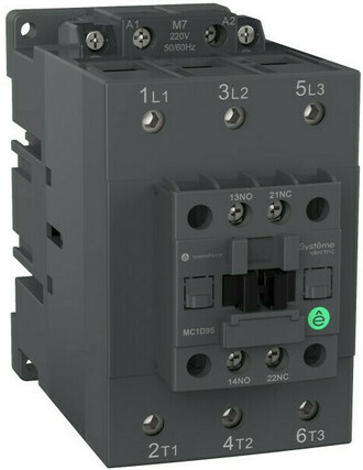 

Контактор Systeme Electric MC1D95KUE MC1D 3P 95A НО+НЗ 110-250V AC/DC, MC1D95KUE