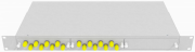 фото Кросс оптический стоечный TopLAN КРС-Top-1U-16ST/U-OM2-GY