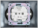 фото Розетка двухместная с заземлением  IEK SK-R24-16-K50-F