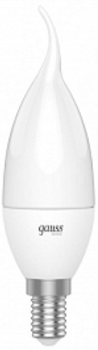 

Лампа светодиодная Gauss 104101307 свеча на ветру 6.5W 550lm 6500K E14 LED, 104101307