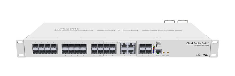 

Коммутатор Mikrotik CRS328-4C-20S-4S+RM 20х SFP, 4x SFP+ , 4х RJ45/SFP, CRS328-4C-20S-4S+RM