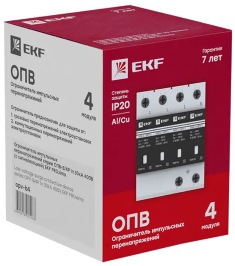 фото Ограничитель импульсных перенапряжений  EKF opv-c4 в Уфе