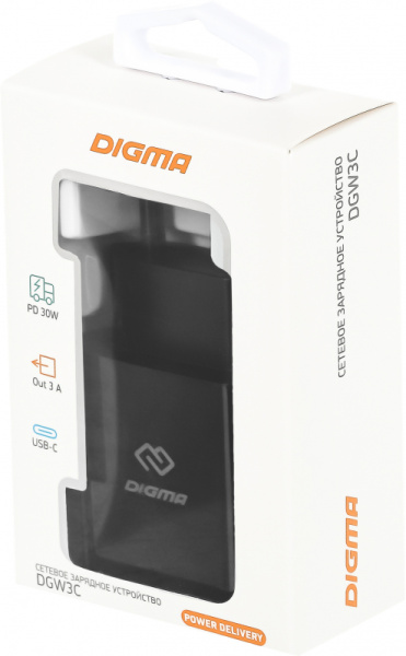 фото Зарядное устройство сетевое Digma DGW3C0F010BK в Уфе