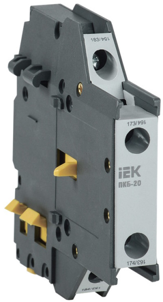 Изображение товара Контакт дополнительный IEK KPK21-20 для контакторов автоматизации
