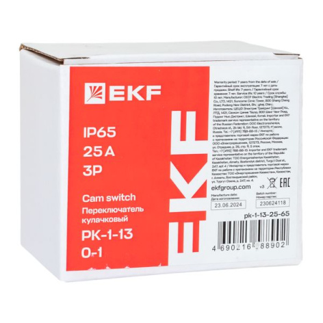 фото Переключатель кулачковый  EKF pk-1-13-25-65 в Самаре