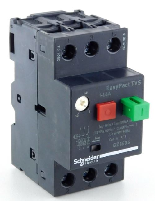 

Автоматический выключатель Schneider Electric GZ1E06 EasyPact TVS GZ1E 1-1,6A, GZ1E06