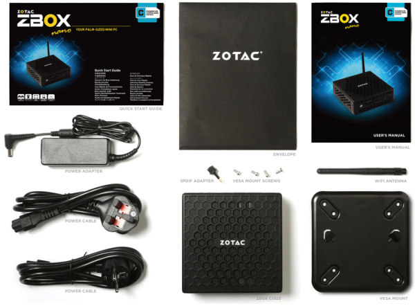 фото Неттоп  Zotac ZBOX CI323NANO