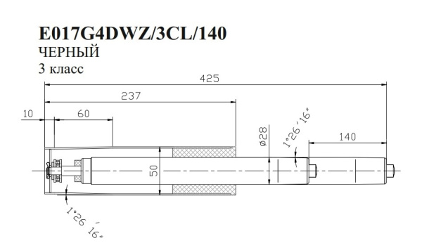 фото Газлифт  Бюрократ E017G4DWZ/3CL/140 в Уфе