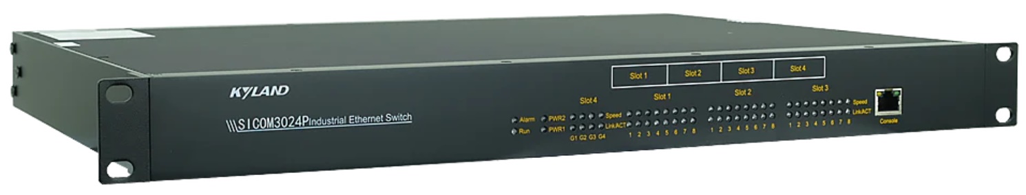 

Коммутатор управляемый Kyland SICOM3024P 300193221 12 100Base-FX multi mode fiber ports, ST connector, 1310nm, 5km, 12 10/100Base-TX RJ45 ports, 48VDC, SICOM3024P