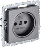 фото Розетка без заземления  IEK BR-R13-10-K46