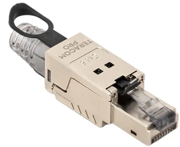 

Коннектор EKF TRP-PLUG-6ASTP-FST TERACOM PRO полевой заделки RJ-45 (8P8C) экран. STP для каб. Cat.6A, TRP-PLUG-6ASTP-FST
