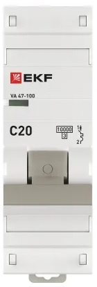 фото Автоматический выключатель  EKF mcb47100-1-20C-pro в Красноярске