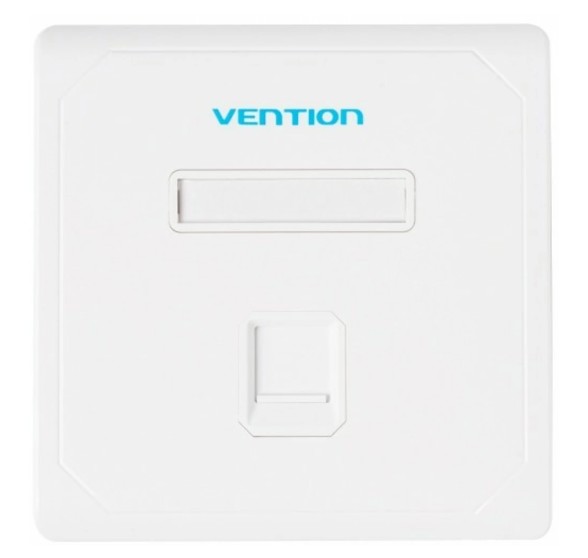 

Панель лицевая Vention IFDW0 настенная (тип 86) под модуль keystone 1 порт белая, IFDW0