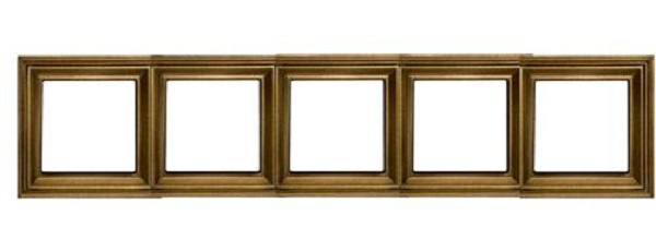 Изображение товара Рамка Jung EPD485AT для электрических панелей 5 постов серия EcoProfi Deco