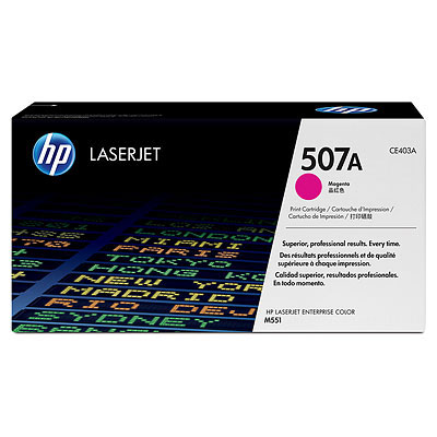 

Картридж HP 507A CE403A для Color LaserJet M551/M575 пурпурный, 507A