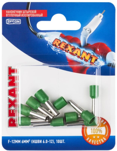 Изображение товара Наконечник Rexant 06-0409-A для опрессовки проводов и кабелей