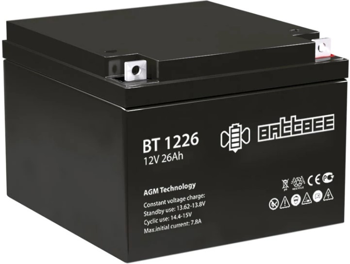 

Батарея Battbee BT 1226 12В/26Ач, BT 1226